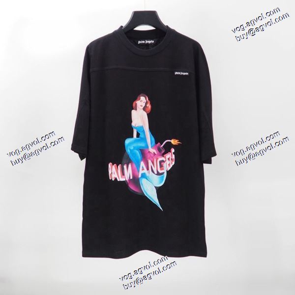 2020秋冬 2色可選 人気が爆発 パーム エンジェルス Palm Angels コピー 半袖Tシャツ